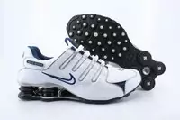 baskets nike shox nz taille 36-46 -blance-deep bleu6